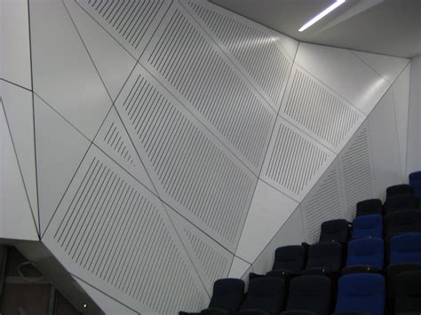 perforated metal acoustic wall panels